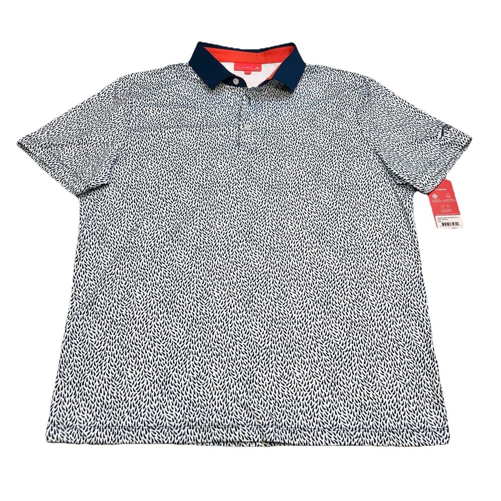 Redvanly Golf Stearn Polo Large Admiral White North Ranch Country Club NWT